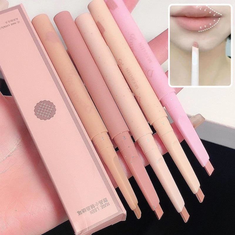 Nude Lip Liner Automatic rotating waterproof