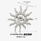 Vintage chic sun shape jewelry