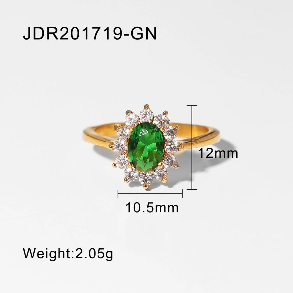 Zircon Bloom Ring