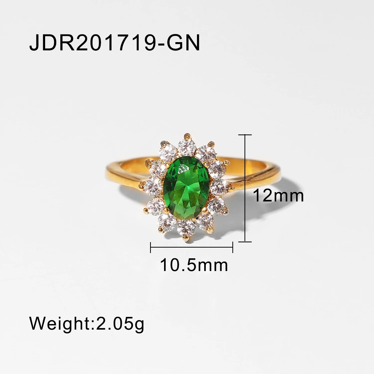 Zircon Bloom Ring