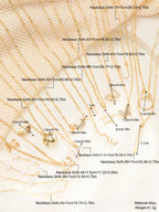 Women zircon necklaces 11 PCs set