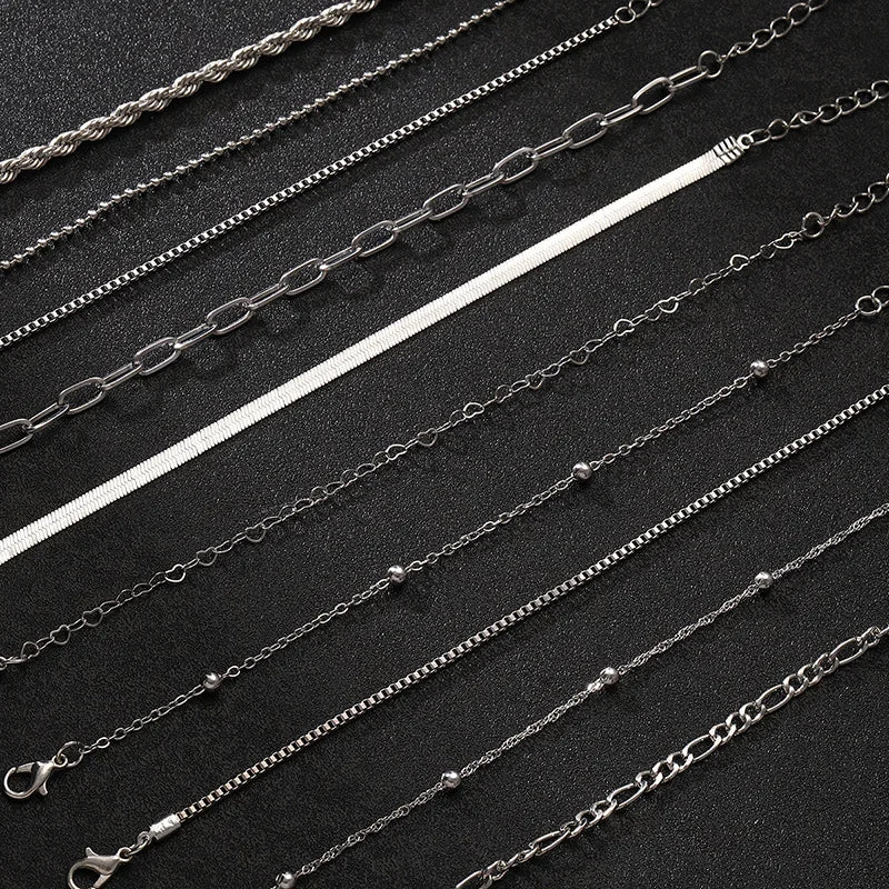 10 PCs vintage style braclets