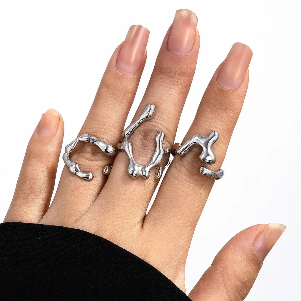Geometric style ring
