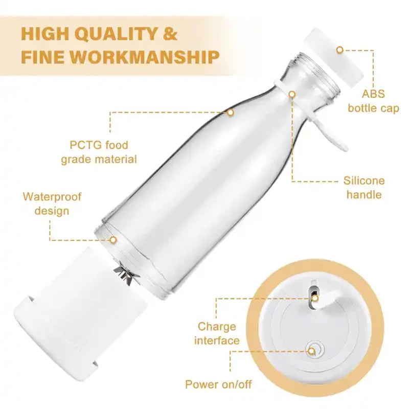 Portable wireless blender