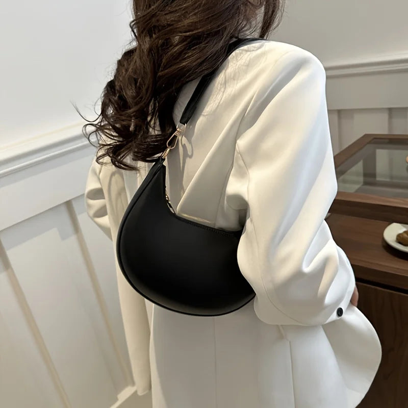 Moon shaped luxury bag