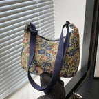 Vintage print shoulder bag