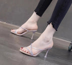 French high heels sandals