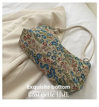 Vintage print shoulder bag