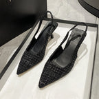 Designer Slingbacks High Heels