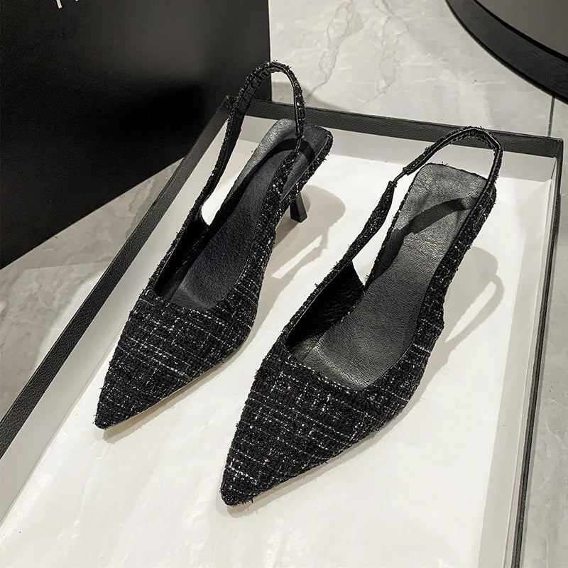 Designer Slingbacks High Heels