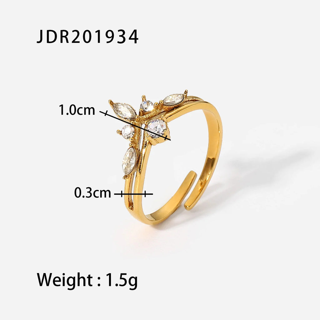 Zircon Bloom Ring