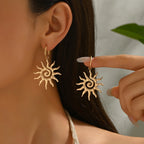 Vintage chic sun shape jewelry