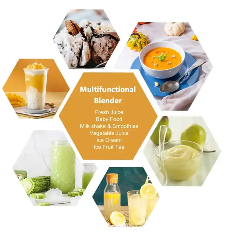 Portable wireless blender