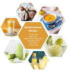 Portable wireless blender