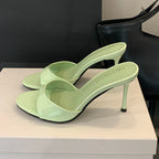 Summer elegant heels slippers