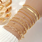 10 PCs vintage style braclets